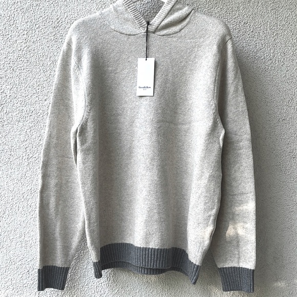 Men's Hooded Pullover - Goodfellow & Co ribbed cuffs and a ribbed hem.NEW & cozy - Picture 3 of 9
